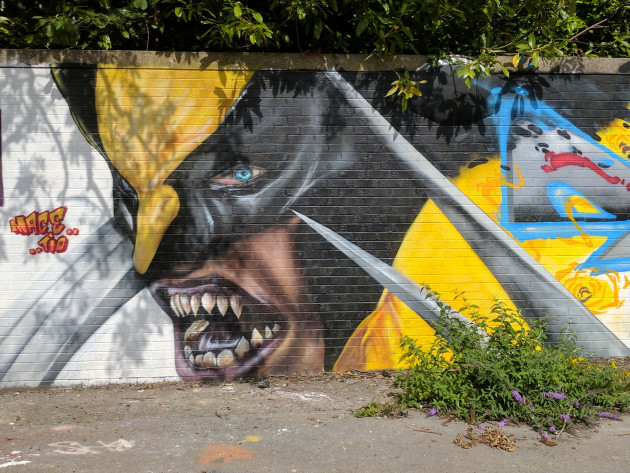 Wolverine street art